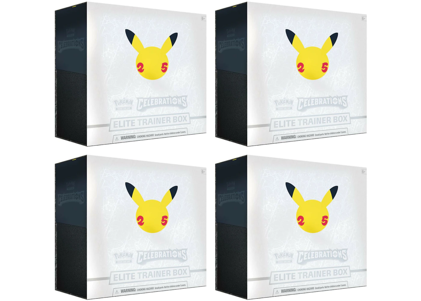 Pokemon Tcg 25th Anniversary Celebrations Elite Trainer Box 4x Lot Pokemon Tcg 25th Anniversary Celebrations Elite Trainer Box 4x Lot