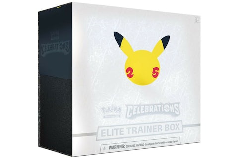 Pokmon TCG 25th Anniversary Celebrations Elite Trainer Box - US Pokmon TCG 25th Anniversary Celebrations Elite Trainer Box - US