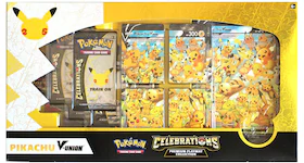 Pokémon TCG 25th Anniversary Celebrations Pikachu V Union Premium Playmat Collection Box
