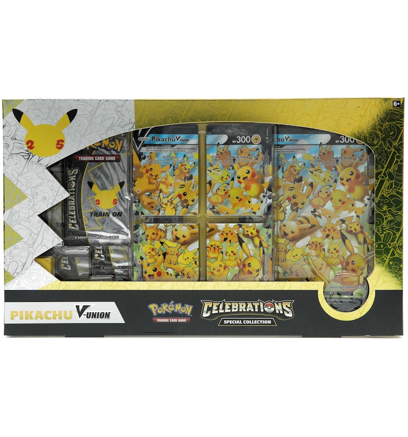 Pokmon TCG 25th Anniversary Celebrations Pikachu V Union Special Collection Box - US Pokmon TCG 25th Anniversary Celebrations Pikachu V Union Special Collection Box - US