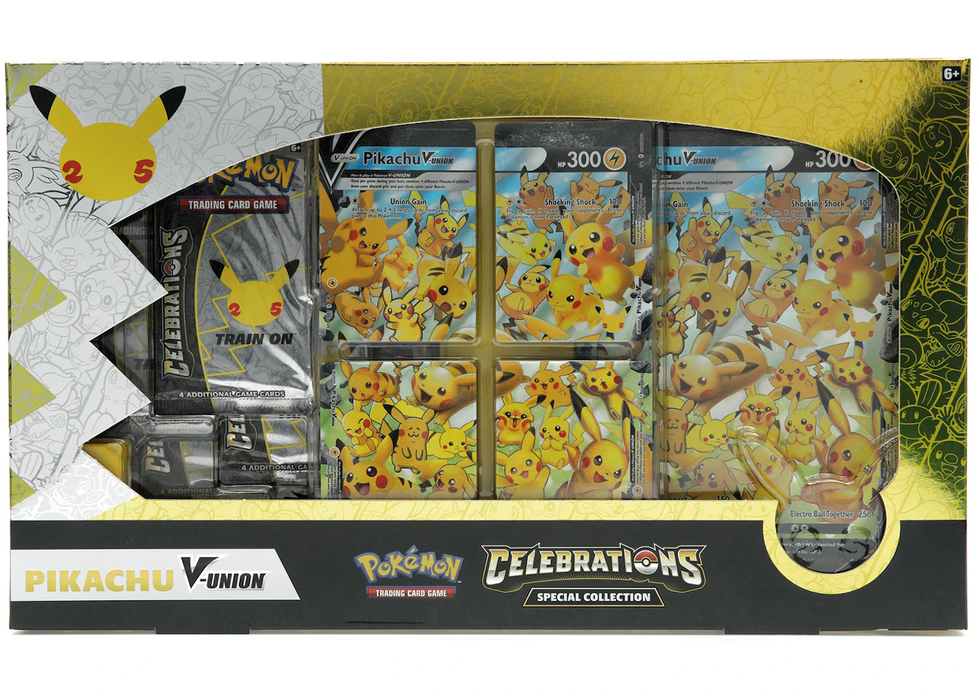 Pokmon TCG 25th Anniversary Celebrations Pikachu V Union Special Collection Box - US Pokmon TCG 25th Anniversary Celebrations Pikachu V Union Special Collection Box - US