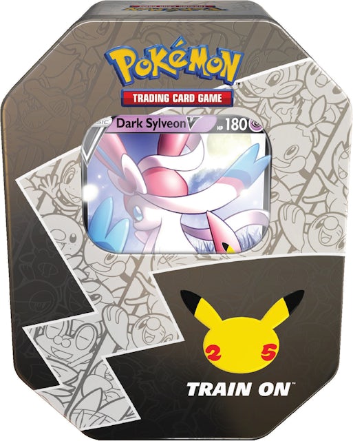 Pokémon TCG 25th Anniversary Celebrations Tin Dark Sylveon V - US