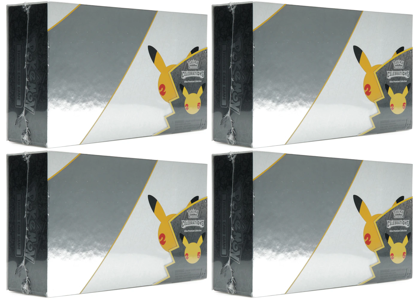 Pokmon TCG 25th Anniversary Celebrations Ultra-Premium Collection Box 4x Lot - US Pokmon TCG 25th Anniversary Celebrations Ultra-Premium Collection Box 4x Lot - US