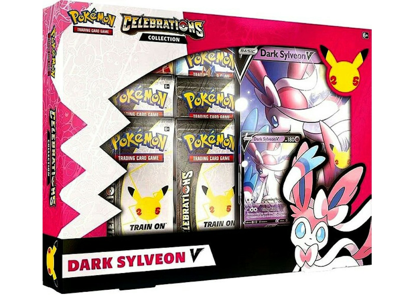 Pokemon Tcg 25th Anniversary Celebrations V Box Dark Sylveon V Pokemon Tcg 25th Anniversary Celebrations V Box Dark Sylveon V