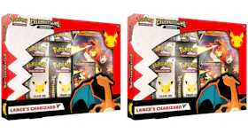Pokémon TCG 25th Anniversary Celebrations V Box Lances Charizard V 2x Lot
