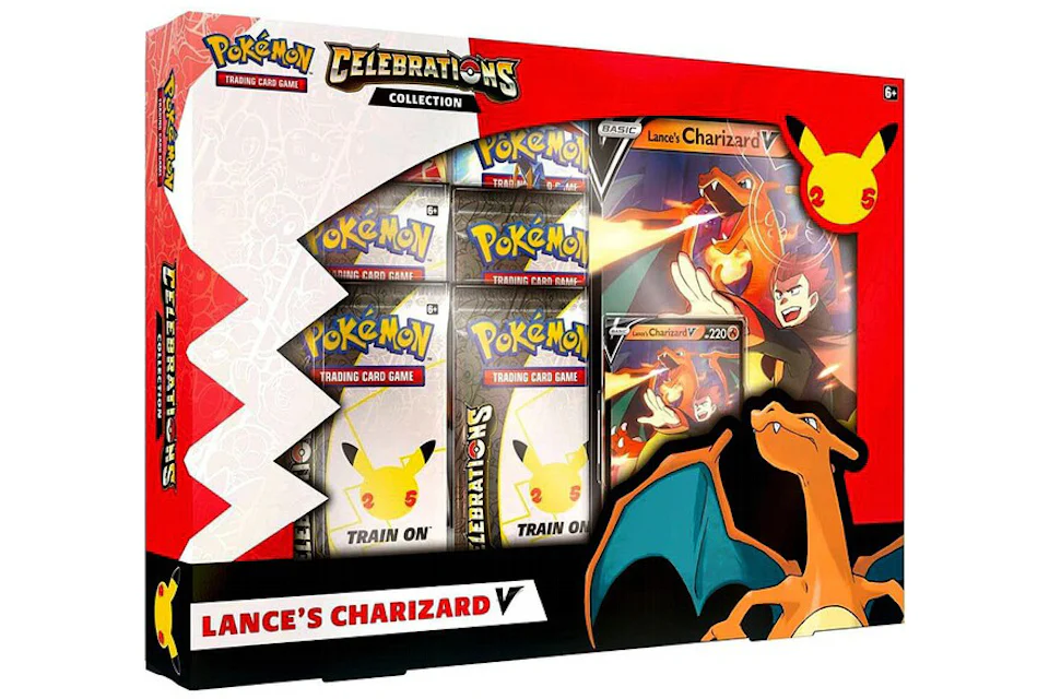 Pokémon TCG 25th Anniversary Celebrations V Box Lances Charizard V