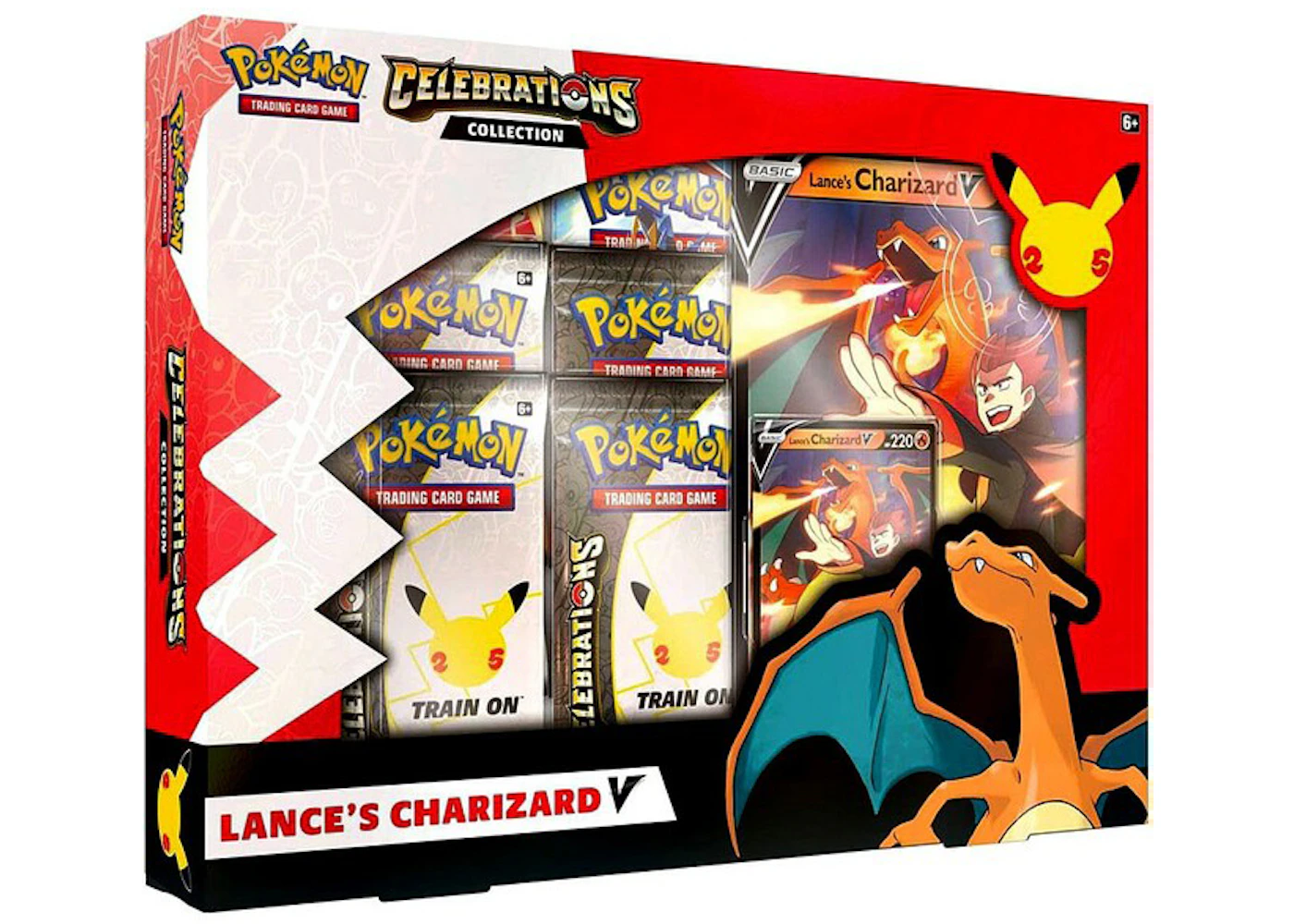 Pokmon TCG 25th Anniversary Celebrations V Box Lances Charizard V - US Pokmon TCG 25th Anniversary Celebrations V Box Lances Charizard V - US