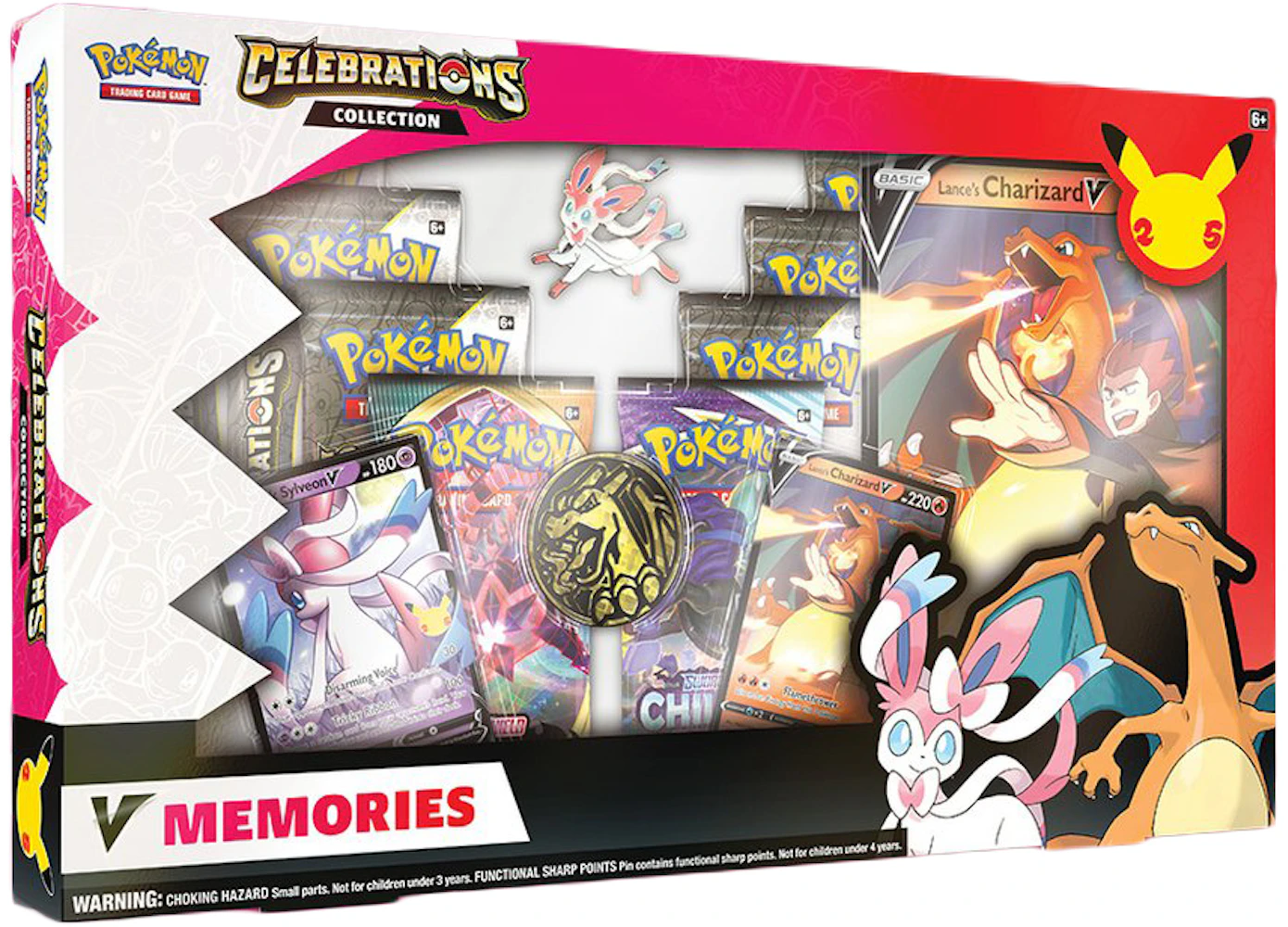 Pokémon TCG 25th Anniversary Celebrations V Memories Special Collection Box  - US