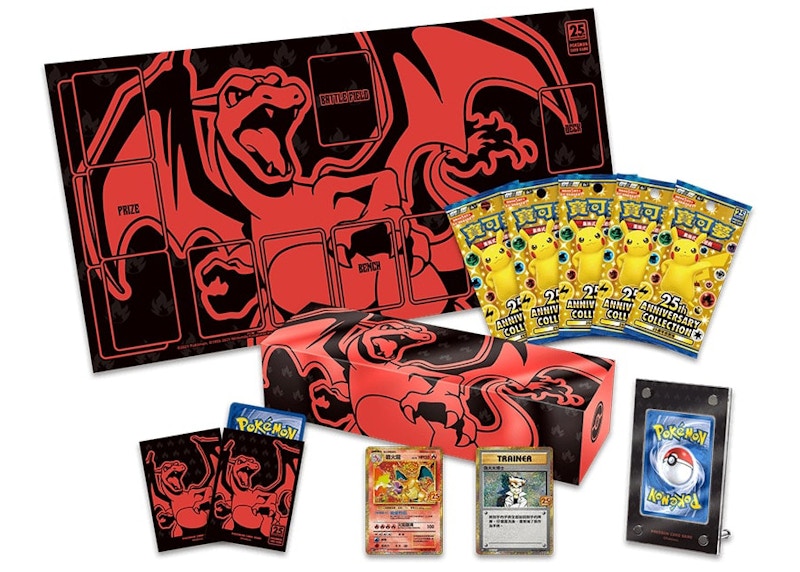 Pokémon TCG 25th Anniversary Collection Charizard Box (Traditional ...