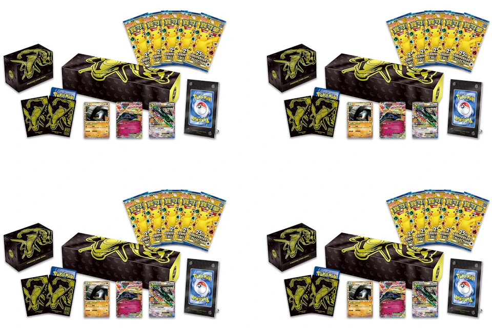 Pokémon TCG 25th Anniversary Collection Rayquaza Box (Traditional Chinese) 4x Lot