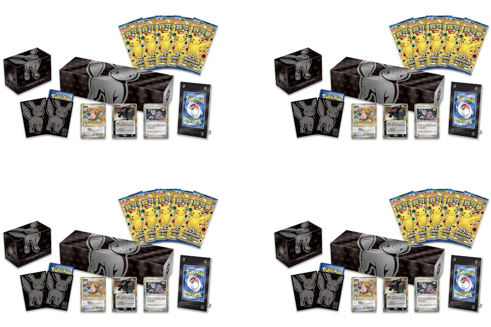 Pokémon TCG 25th Anniversary Collection Umbreon Box (Traditional Chinese) 4x Lot