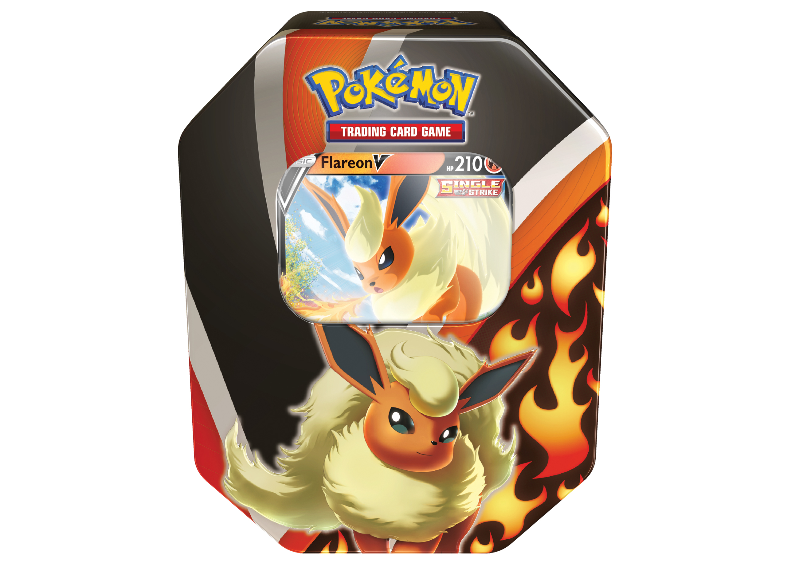 Pokémon TCG Eevee Evolutions Tin Flareon V