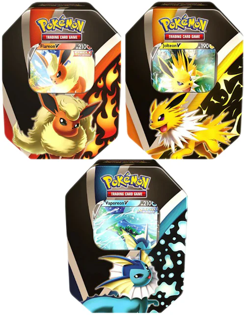 Here's What The Pokémon TCG Eevee Evolution Tins Include