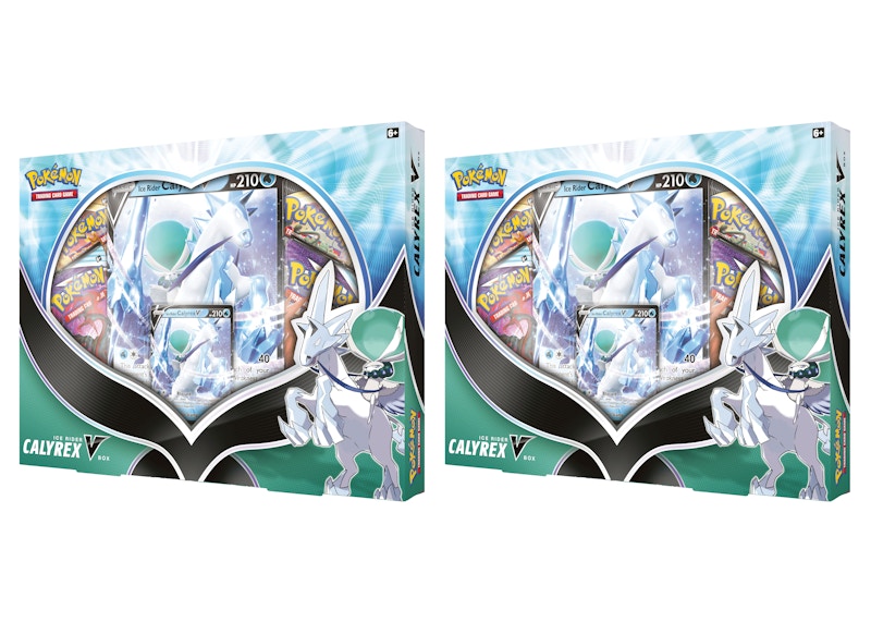 Pokémon TCG Ice Rider Calyrex V Box 2x Lot