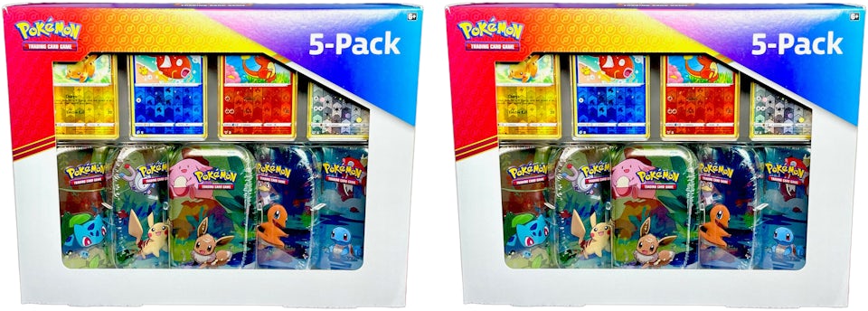 Pokémon TCG Kanto Power Mini Tin Collection Costco Exclusive Box Set (US  Version) 2x Lot - US