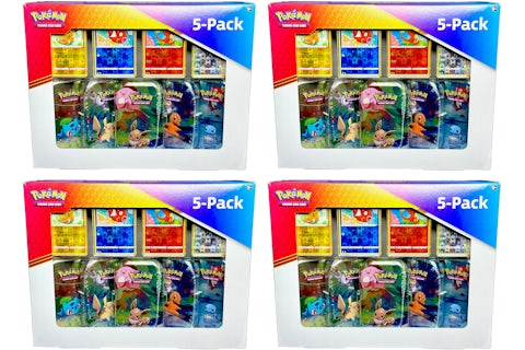 Pokmon TCG Kanto Power Mini Tin Collection Costco Exclusive Box Set (US Version) 4x Lot - US Pokmon TCG Kanto Power Mini Tin Collection Costco Exclusive Box Set (US Version) 4x Lot - US