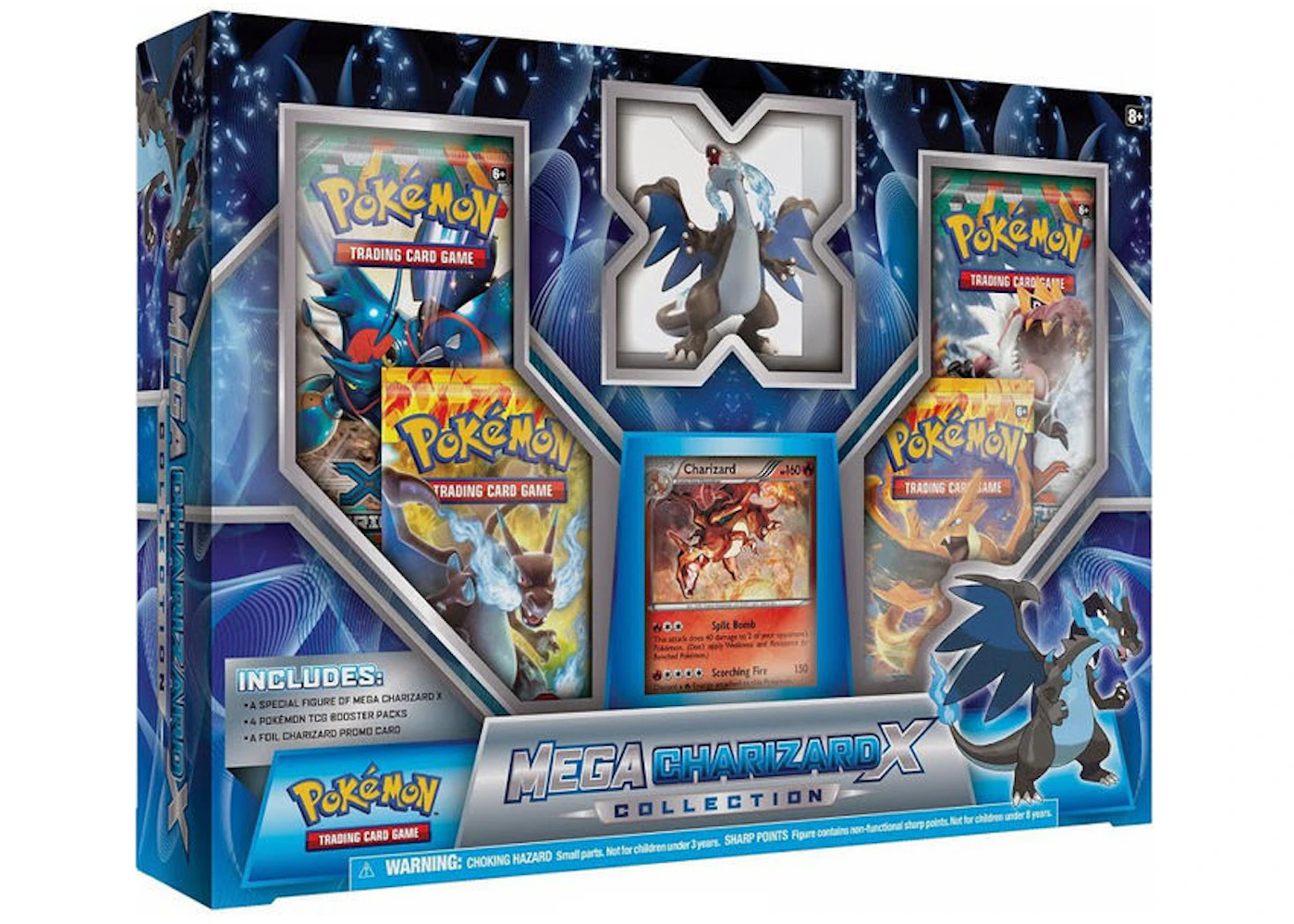 Pokmon TCG Mega Charizard X Collection Box - US Pokmon TCG Mega Charizard X Collection Box - US