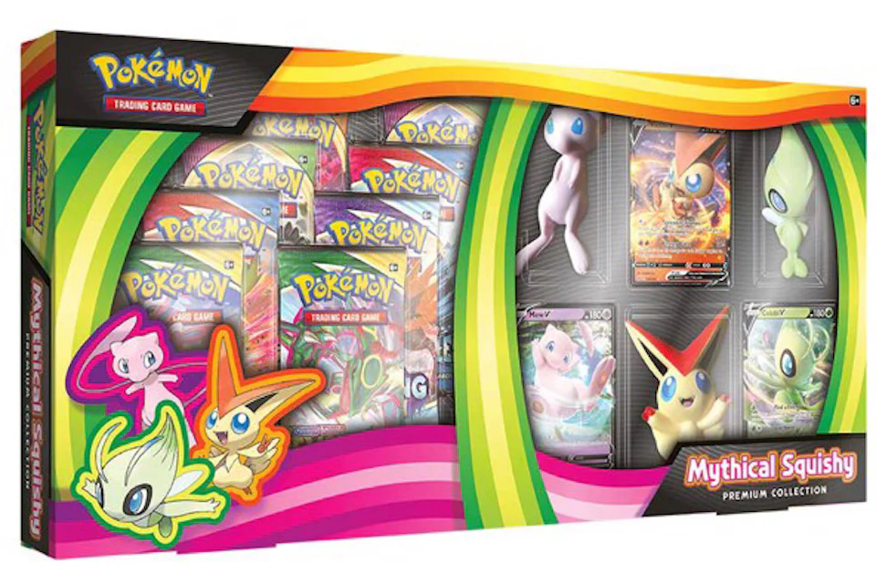Pokémon TCG Mythical Squishy Premium Collection Box - US