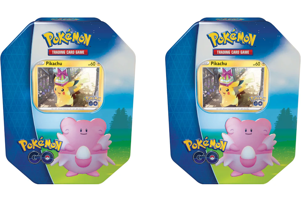 Pokémon TCG Pokémon GO Blissey Gift Tin 2x Lot - US