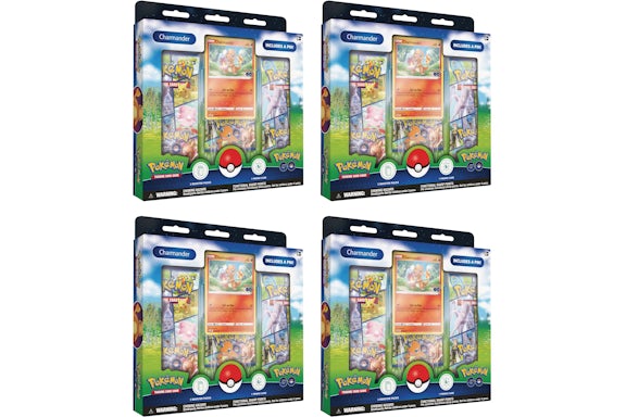Pokémon TCG Pokémon GO Charmander Pin Collection 4x Lot