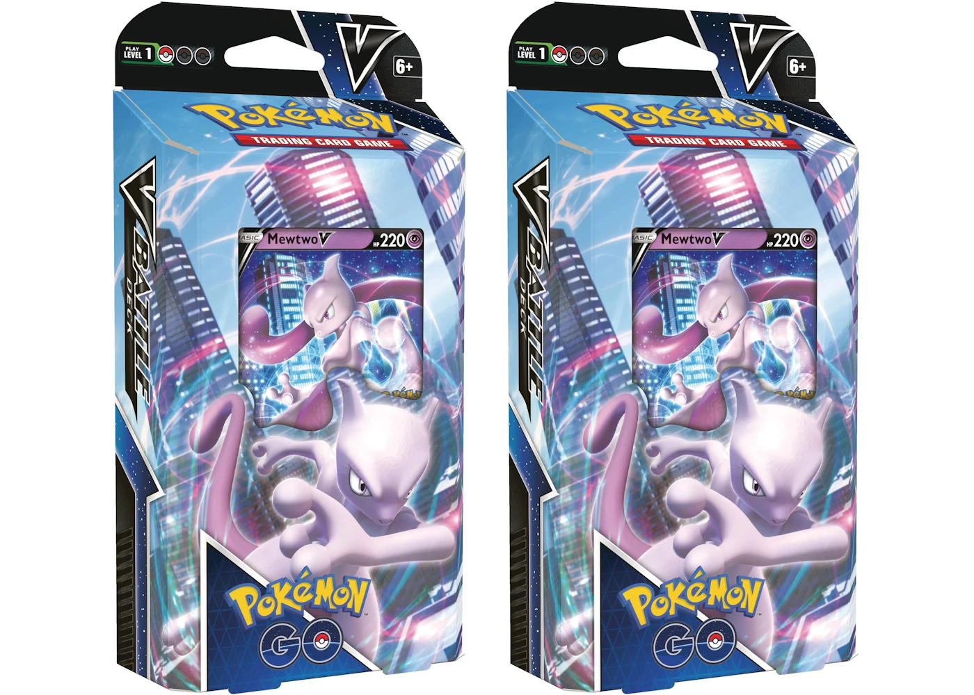 Pokmon TCG Pokmon GO Mewtwo V Battle Deck 2x Lot - GB Pokmon TCG Pokmon GO Mewtwo V Battle Deck 2x Lot - GB