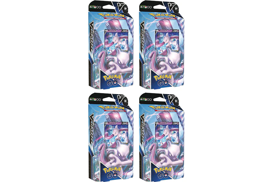 Pokémon TCG Pokémon GO Mewtwo V Battle Deck 4x Lot