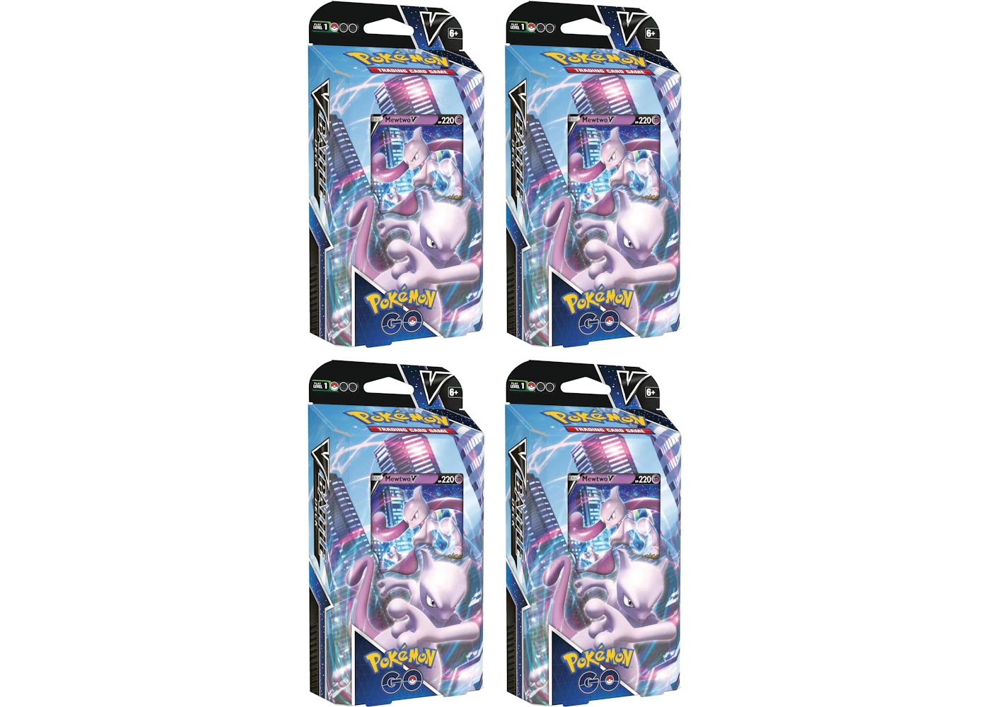 Pokmon TCG Pokmon GO Mewtwo V Battle Deck 4x Lot - GB Pokmon TCG Pokmon GO Mewtwo V Battle Deck 4x Lot - GB