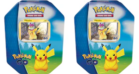 Pokémon TCG Pokémon GO Pikachu Gift Tin 2x Lot