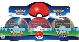 Pokémon TCG Pokémon GO Poke Ball Tin Case (6 Tins)