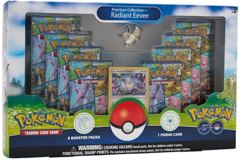 Pokmon TCG Pokmon GO Radiant Eevee Premium Collection Box - US Pokmon TCG Pokmon GO Radiant Eevee Premium Collection Box - US