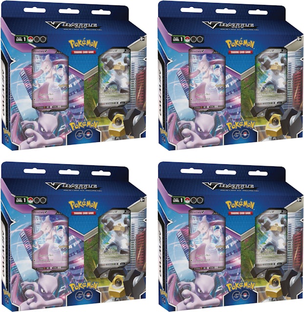  Pokemon Cards: Pokemon GO Mewtwo V Battle Deck : Toys
