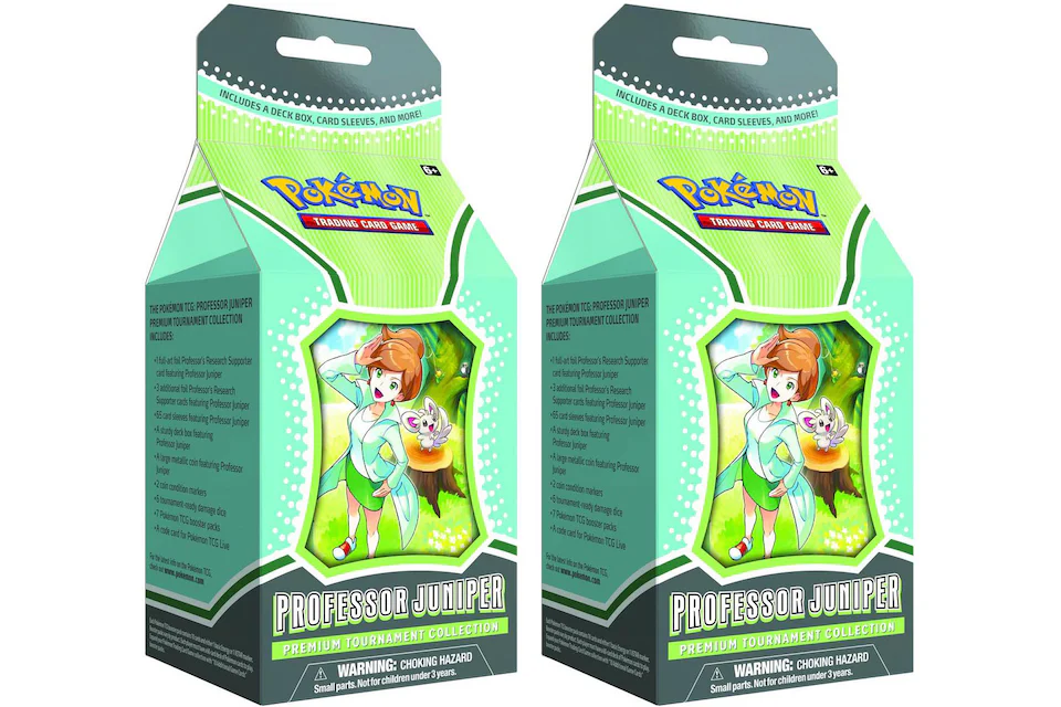 Pokémon TCG Professor Juniper Premium Tournament Collection Box 2x Lot