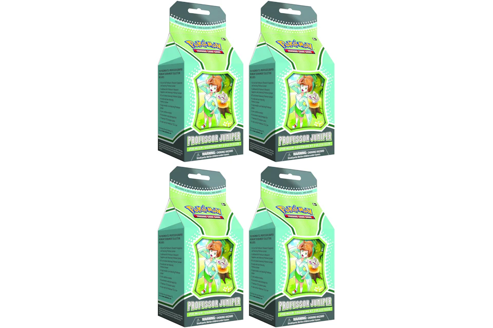 Pokémon TCG Professor Juniper Premium Tournament Collection Box 4x Lot
