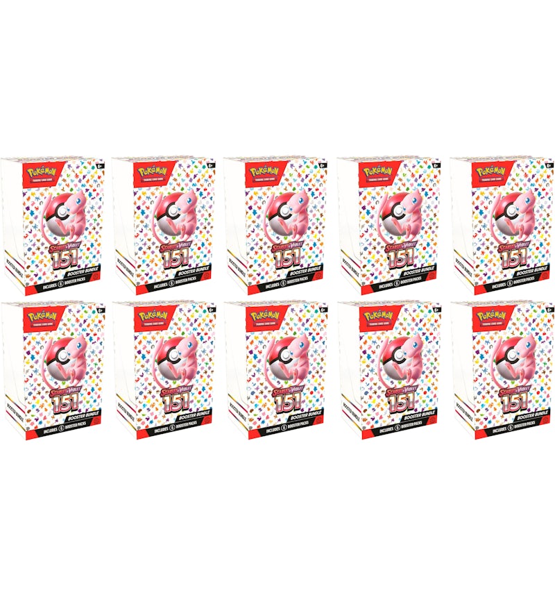 Pokmon TCG Scarlet & Violet 151 6pk Booster Bundle 10x Lot - US Pokmon TCG Scarlet & Violet 151 6pk Booster Bundle 10x Lot - US