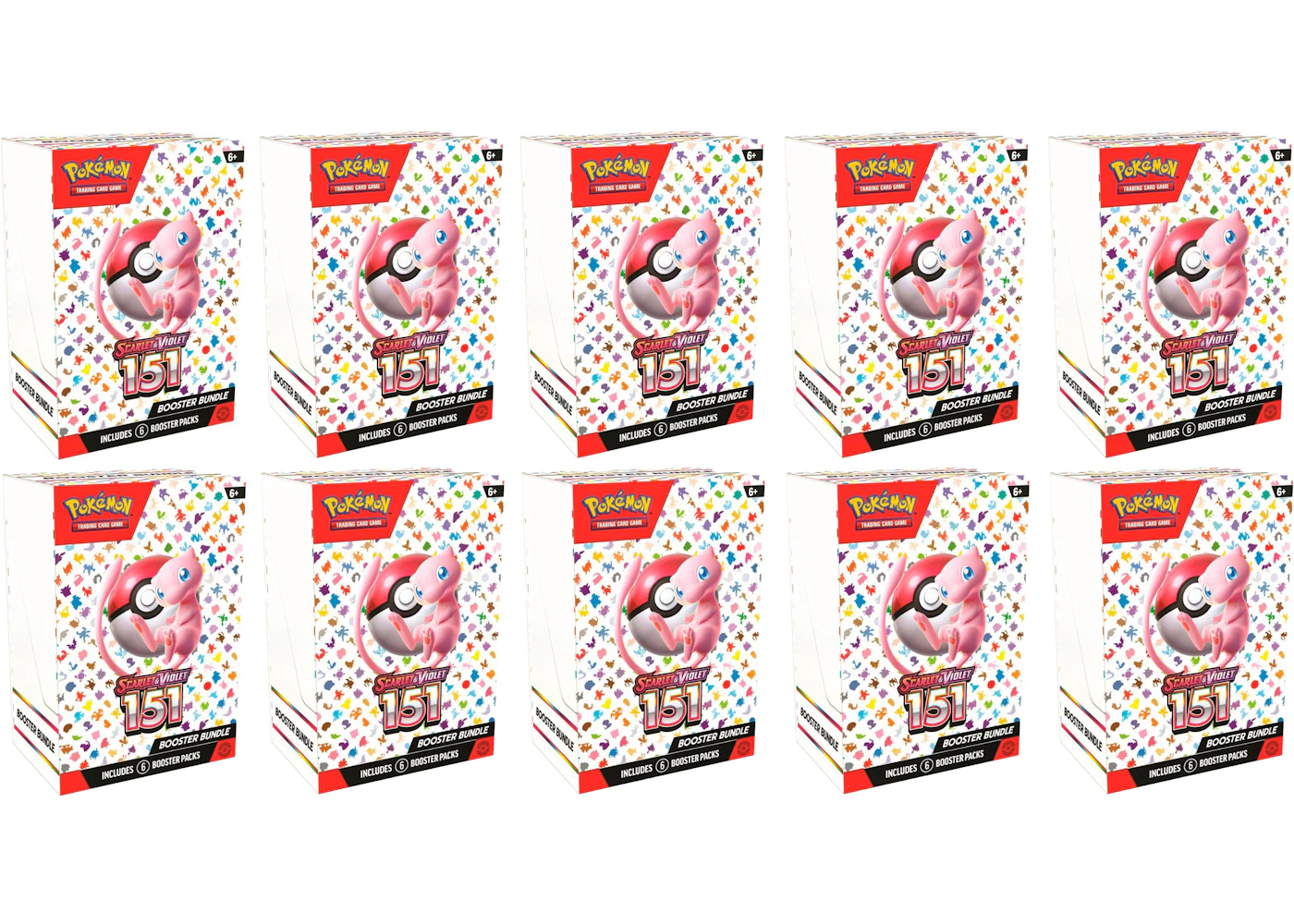 Pokmon TCG Scarlet & Violet 151 6pk Booster Bundle 10x Lot - US Pokmon TCG Scarlet & Violet 151 6pk Booster Bundle 10x Lot - US