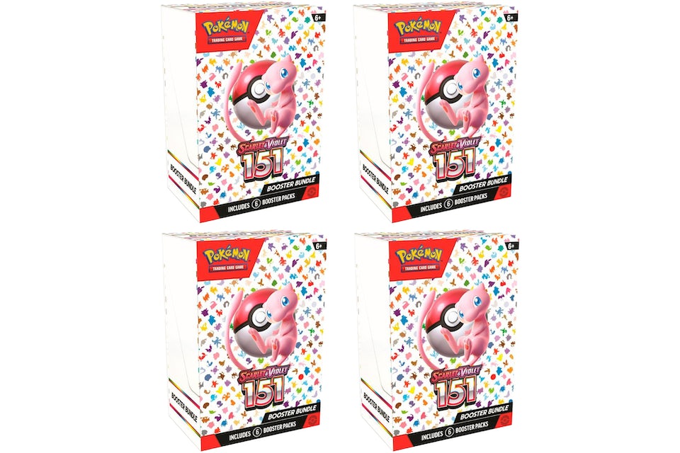 Pokémon TCG Scarlet & Violet 151 6pk Booster Bundle 4x Lot - US