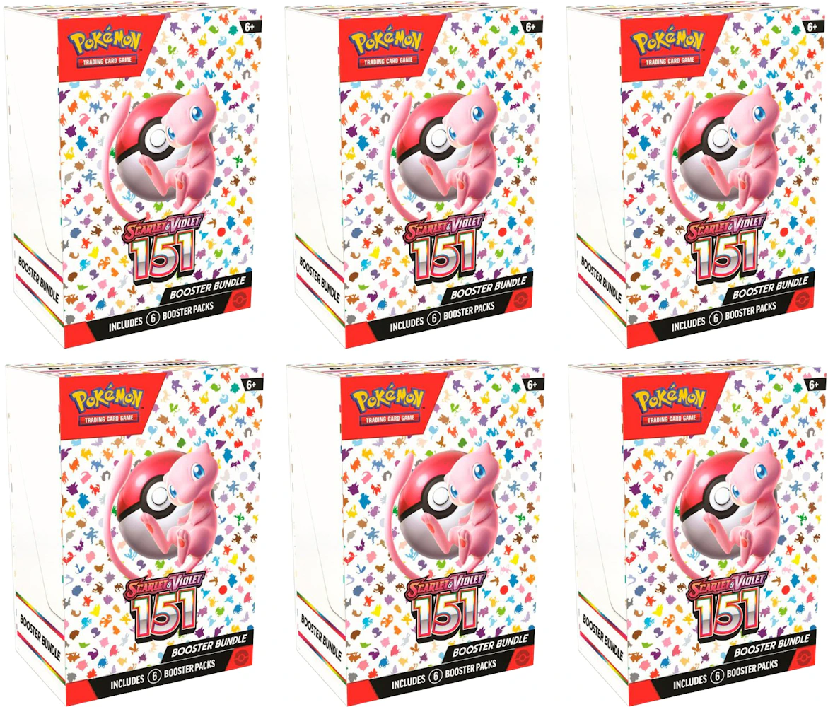 Pokémon TCG Scarlet & Violet 151 6pk Booster Bundle 6x Lot - US