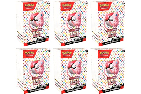 Pokmon TCG Scarlet & Violet 151 6pk Booster Bundle 6x Lot - GB Pokmon TCG Scarlet & Violet 151 6pk Booster Bundle 6x Lot - GB