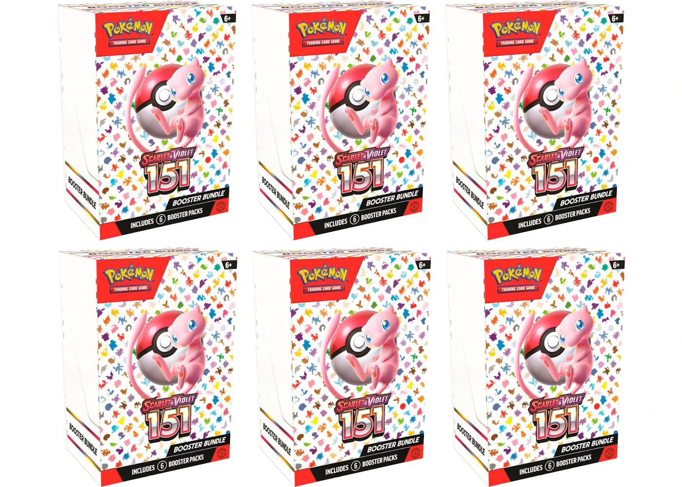 Pokmon TCG Scarlet & Violet 151 6pk Booster Bundle 6x Lot - US Pokmon TCG Scarlet & Violet 151 6pk Booster Bundle 6x Lot - US