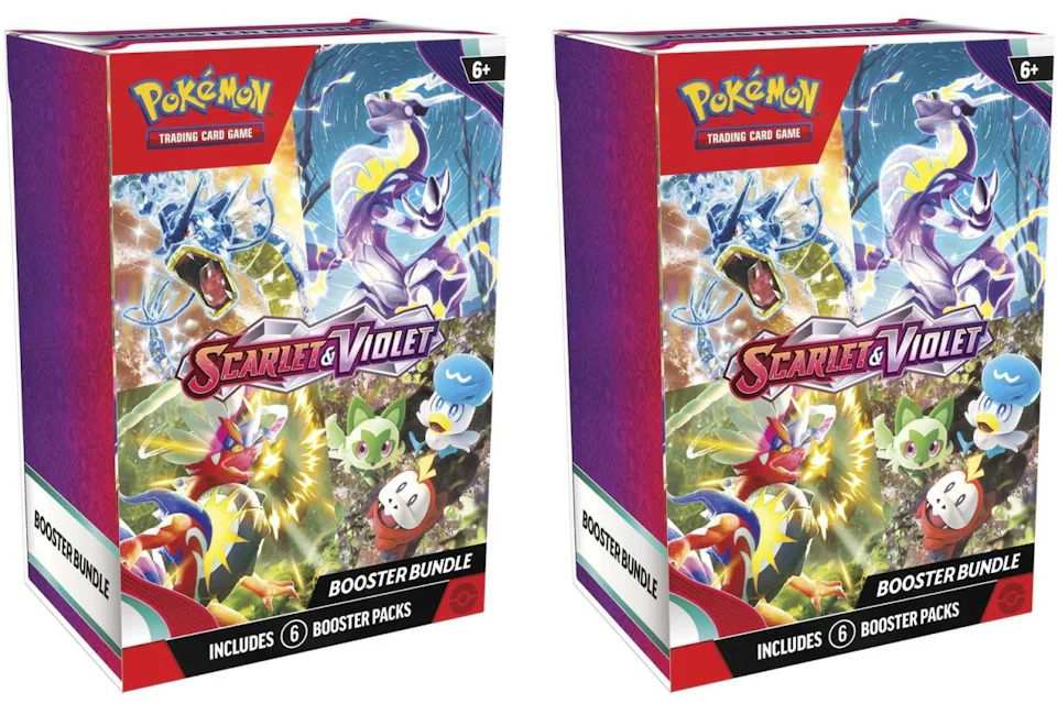 Pokémon TCG Scarlet & Violet Booster Bundle 2x Lot