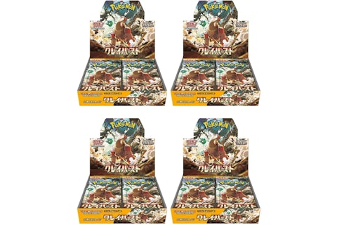 Pokmon TCG Scarlet & Violet Expansion Pack Clay Burst Booster Box (Japanese) 4x Lot - US Pokmon TCG Scarlet & Violet Expansion Pack Clay Burst Booster Box (Japanese) 4x Lot - US