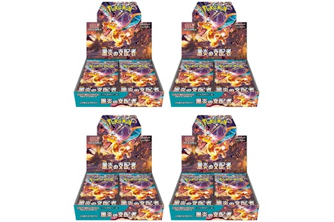 Pokmon TCG Scarlet & Violet Expansion Pack Ruler of the Black Flame Booster Box (Japanese) 4x Lot - US Pokmon TCG Scarlet & Violet Expansion Pack Ruler of the Black Flame Booster Box (Japanese) 4x Lot - US