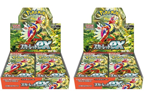 Pokmon TCG Scarlet & Violet Expansion Pack Scarlet ex Box (Japanese) 2x Lot - GB Pokmon TCG Scarlet & Violet Expansion Pack Scarlet ex Box (Japanese) 2x Lot - GB