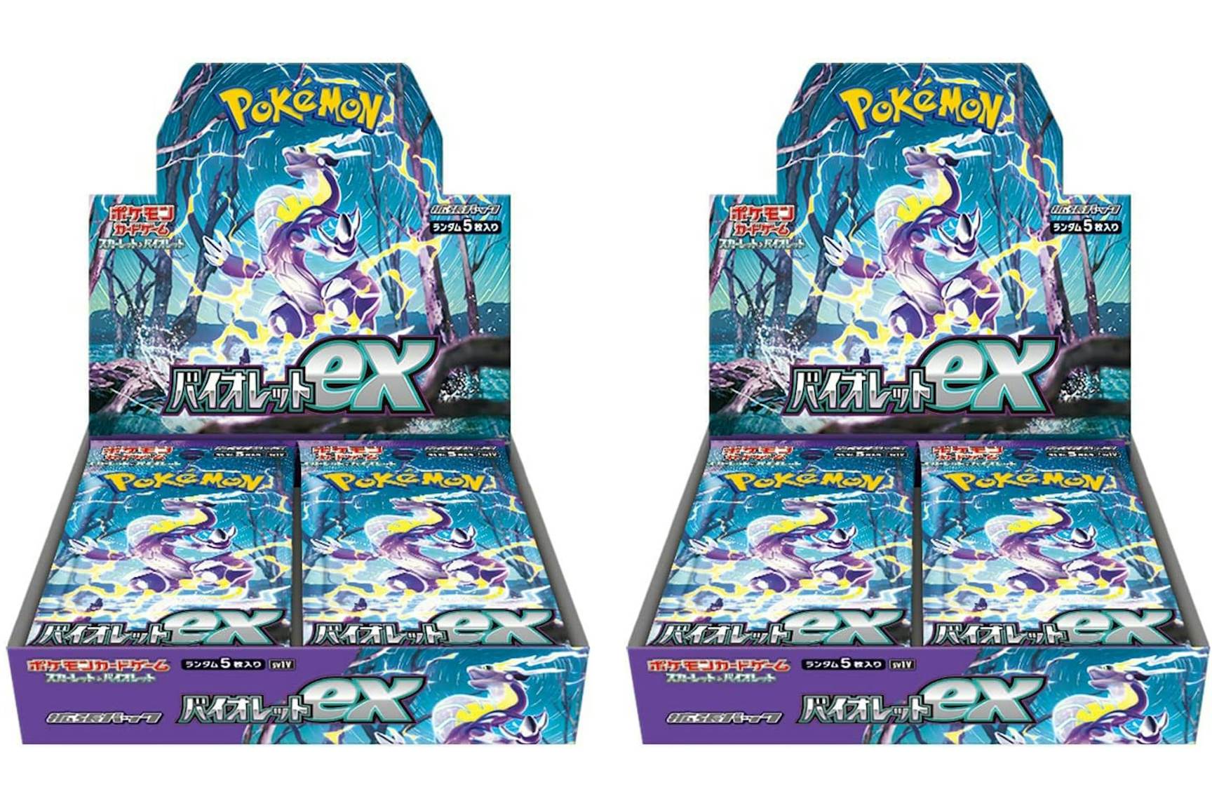 Pokémon TCG Scarlet & Violet Expansion Pack Violet ex Box (Japanese) 2x ...