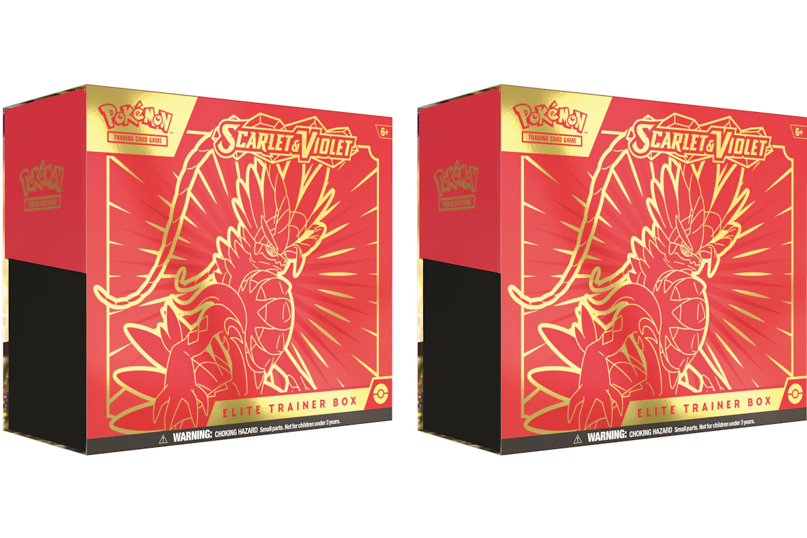 Pokémon TCG Scarlet & Violet Koraidon Elite Trainer Box 2x Lot