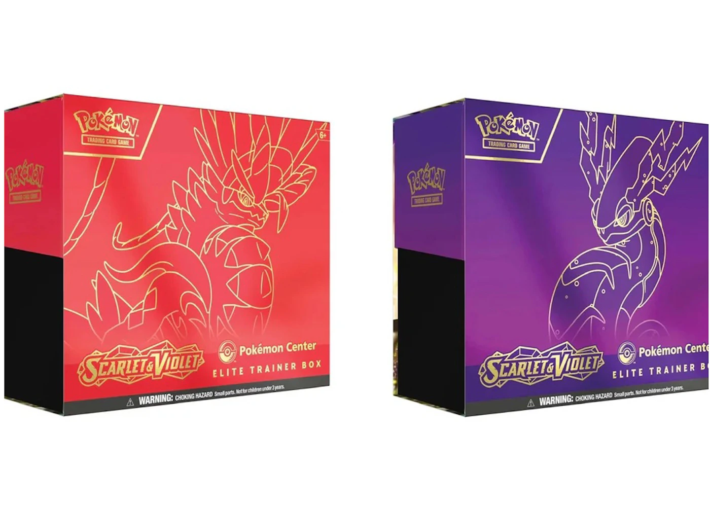 Pokmon TCG Scarlet & Violet Koraidon/Miraidon Pokmon Center Elite Trainer Box 2x Bundle - US Pokmon TCG Scarlet & Violet Koraidon/Miraidon Pokmon Center Elite Trainer Box 2x Bundle - US
