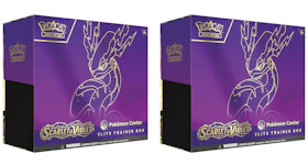 Pokémon TCG Scarlet & Violet Miraidon Pokémon Center Elite Trainer Box 2x Lot