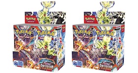 Pokémon TCG Scarlet & Violet Obsidian Flames Booster Box 2x Lot