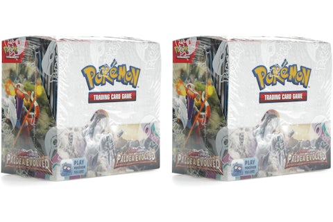 Pokmon TCG Scarlet & Violet Paldea Evolved Booster Box 2x Lot - GB Pokmon TCG Scarlet & Violet Paldea Evolved Booster Box 2x Lot - GB