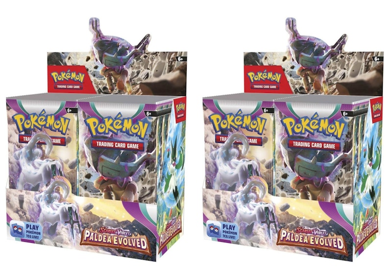 Pokémon TCG Scarlet & Violet Paldea Evolved Booster Box 2x Lot